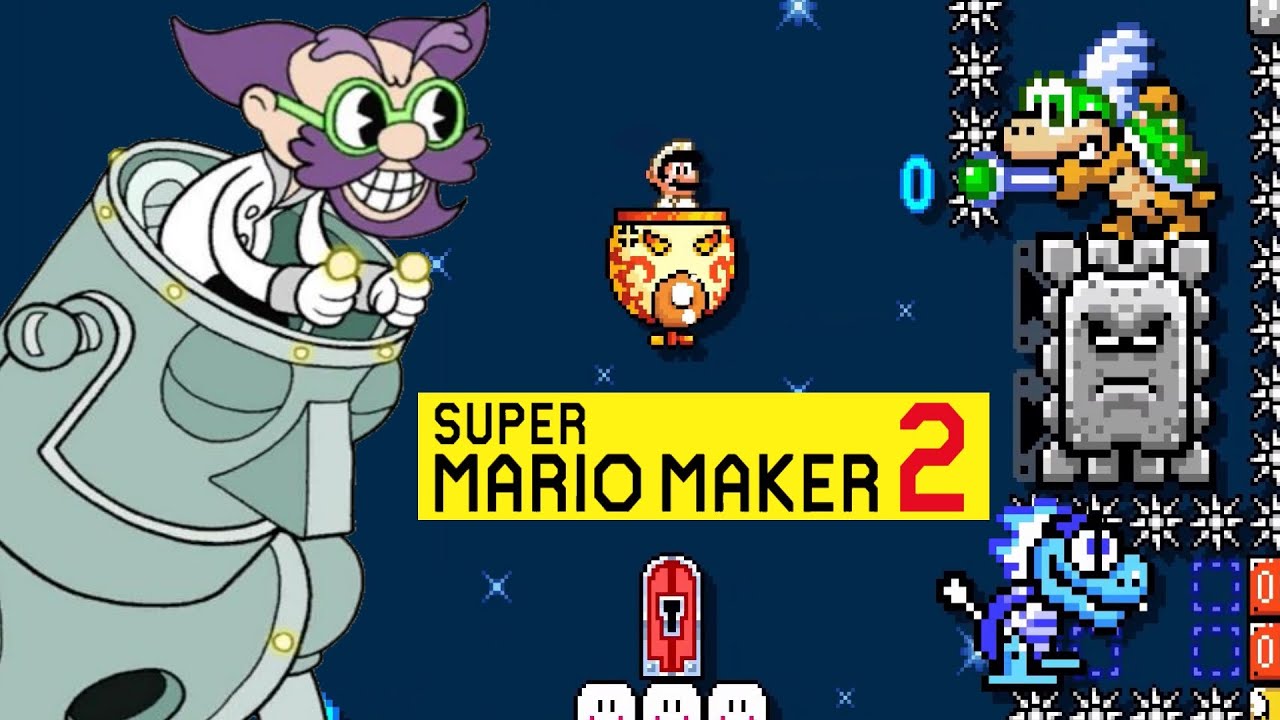 Super Mario Maker 2: Cuphead: Junkyard Jive Showcase