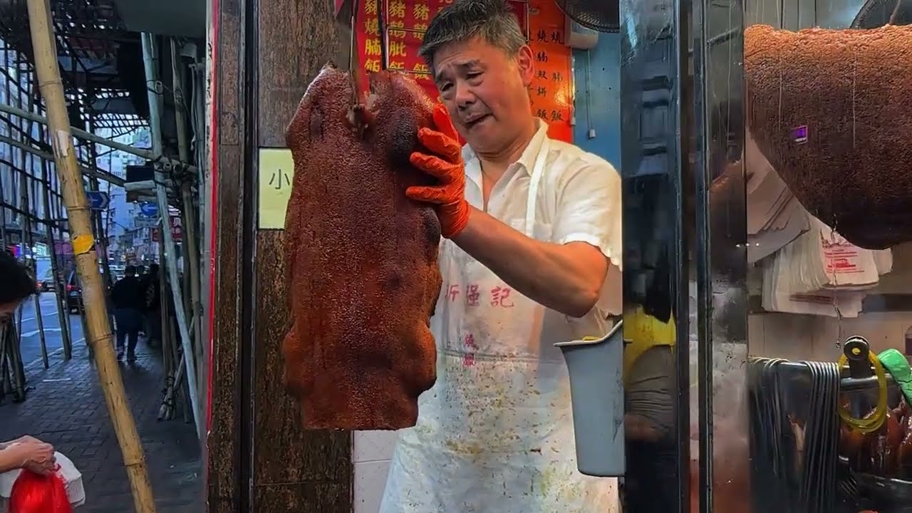 Roasted Suckling Piglet，Tender, Thin Skin, Rich Fat #hongkong #delicious  #share #asmr