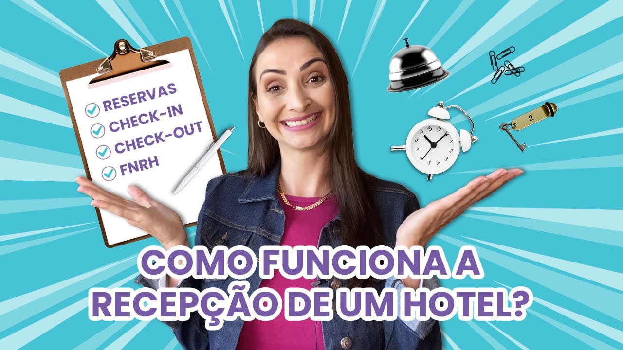 Fluxo de trabalho da recepção do hotel