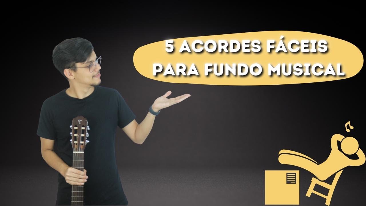 Fundo musical LINDO para fazer nas PREGAÇÕES (5 acordes fáceis)