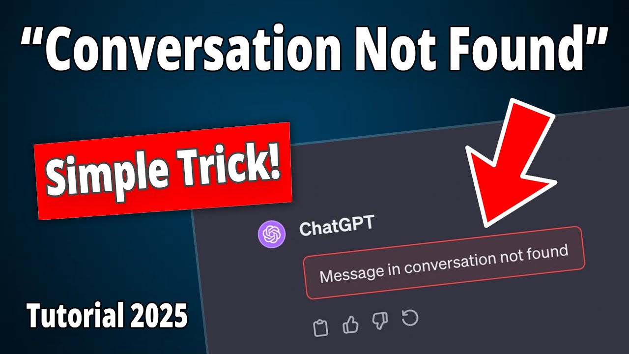 [SOLVED] ChatGPT Conversation Not Found Meaning & Solution!