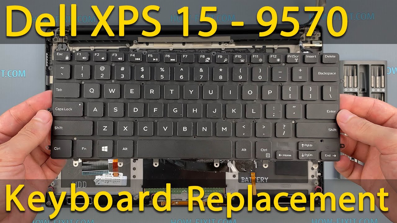 Dell XPS 15 9570 Keyboard Repair & Replacement | Step-by-Step Guide