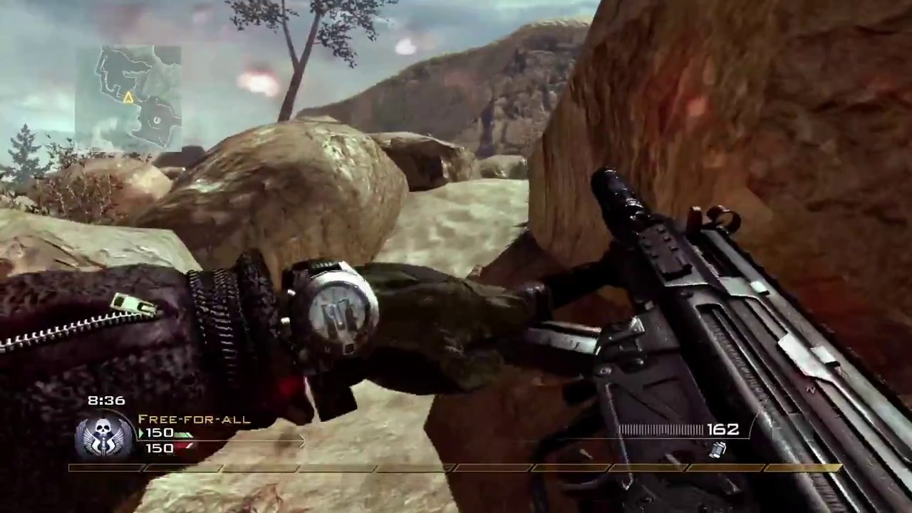Modern Warfare 2: Tactical Nuke FFA gameplay w/ MP5