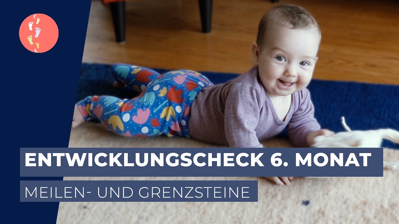 Meilen- und Grenzsteine: So schätzt du die Entwicklung deines Babys mit 6 Monaten ein