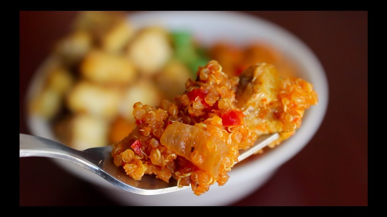 HOW TO MAKE JOLLOF QUINOA