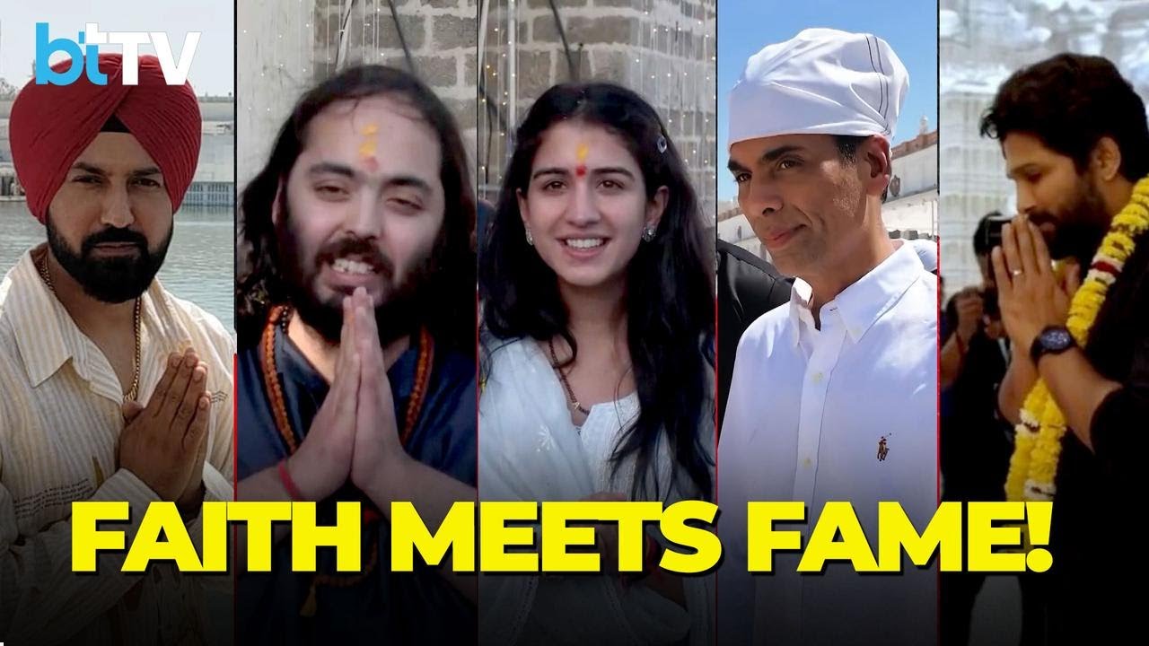 Anant Ambani’s 170-km Yatra To Dwarka & Sara Ali Khan’s Kamakhya Visit — Bollywood’s Divine Break