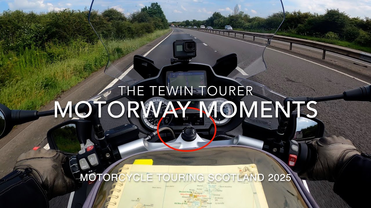 Motorway Moments - BMW R1200RT - Motorcycle Touring Scotland 2025.