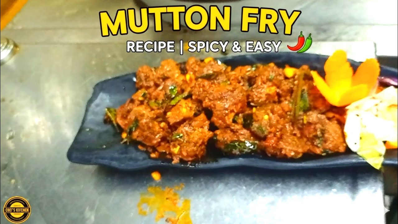 Telengana Mutton Fry 🤤 In Restaurant Style | Mutton Fry Recipe | @SumantaGhosh777 