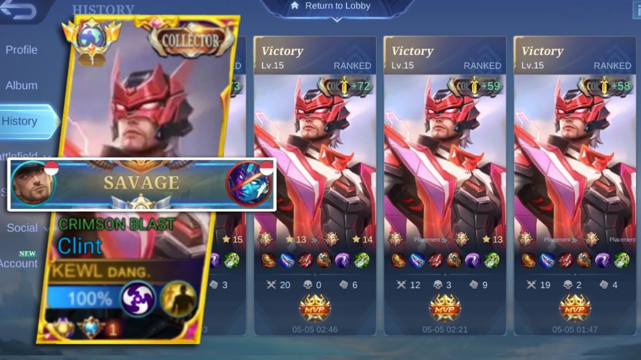 CLINT NEW CRIMSON BLAST SKIN GAMEPLAY! WINSTREAK BEST BUILD 2023 (must try this)