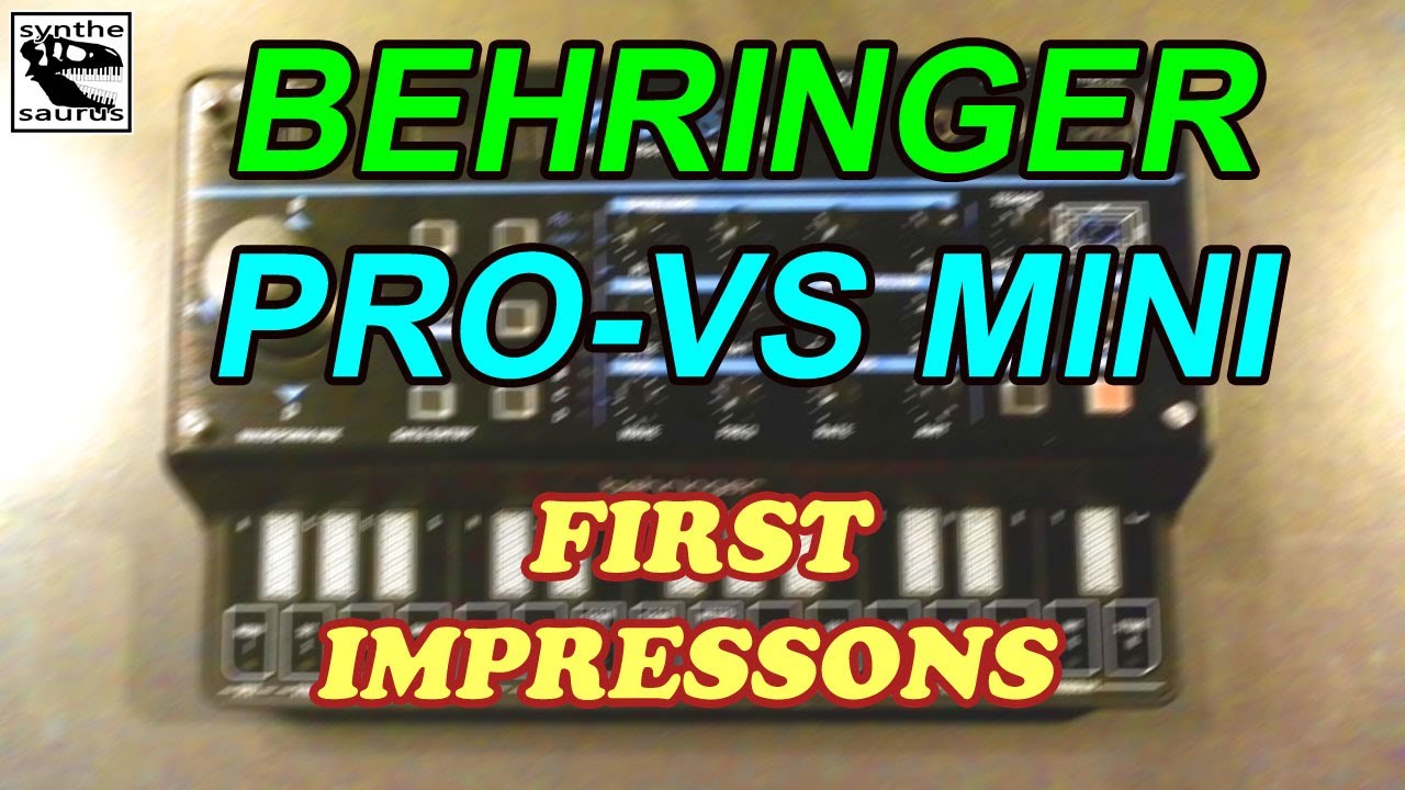 Behringer PRO-VS MINI first impression: is it broken?? Help me understand!