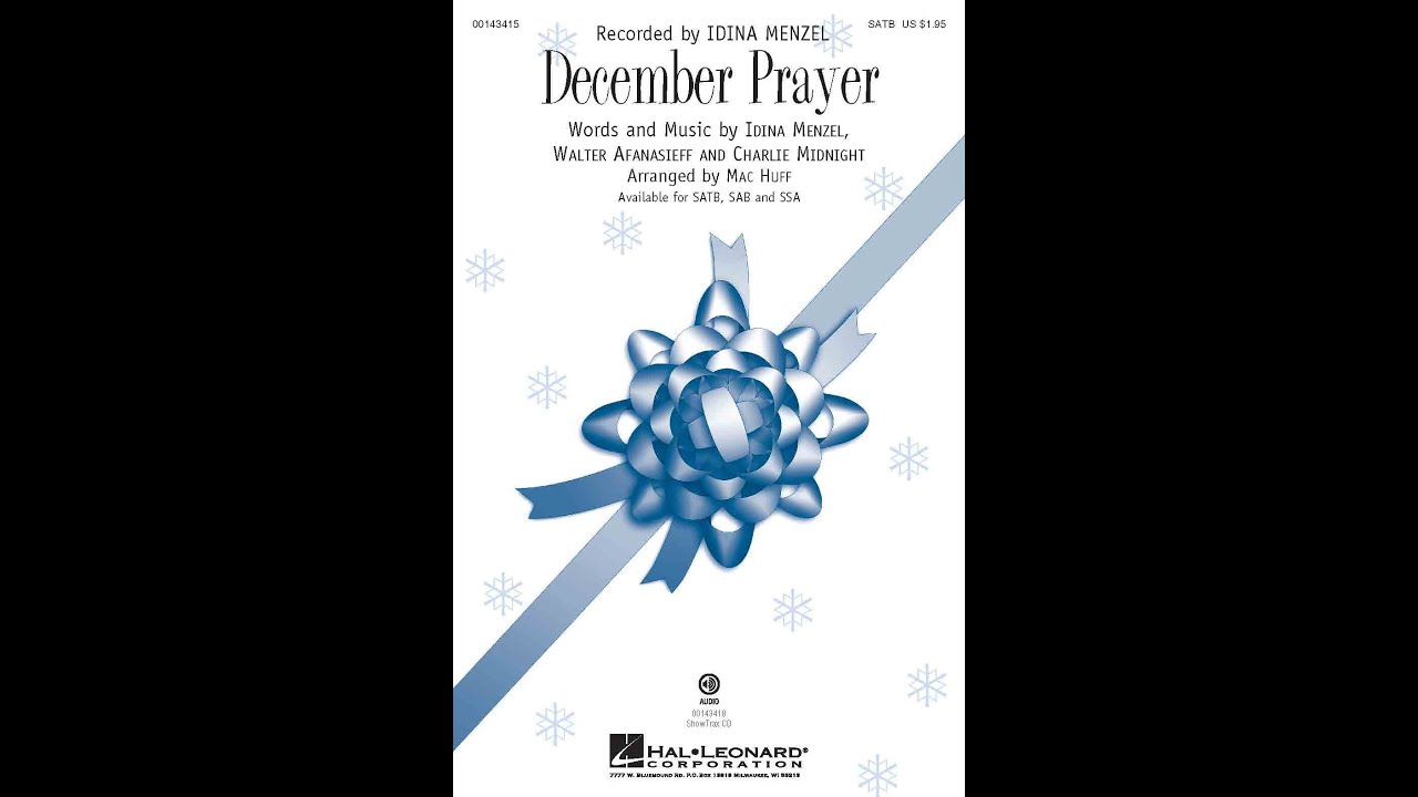 December Prayer (SATB Choir) - Arranged by Mac Huff