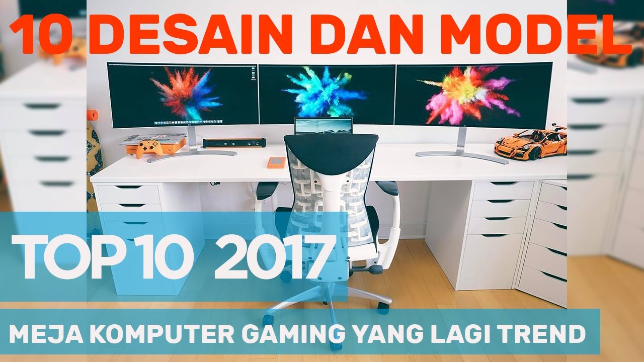 10 DESAIN! Meja Komputer Gaming Yang Lagi Trend 2017 #1