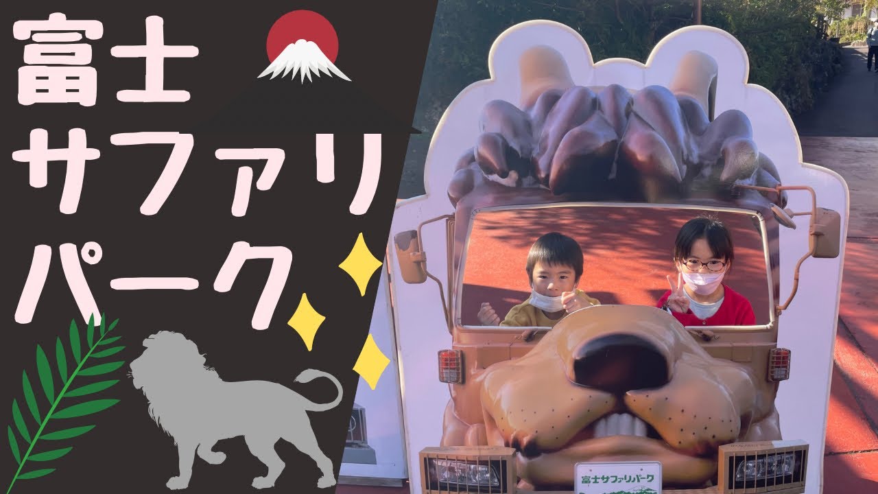 【ライオンバトル映像有】富士サファリパーク乗り比べ！ナビカー・マイカー・ジャングルバス🚌