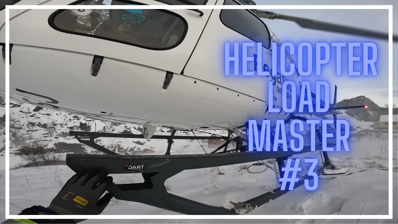 Helicopter Load Master #3 RUNNING THROUGH SNOW