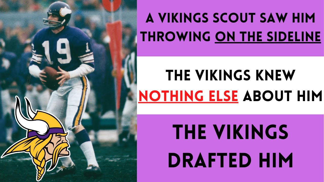 The CRAZIEST Draft Pick in Minnesota Vikings HISTORY