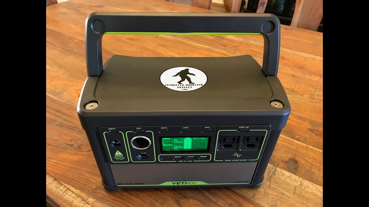Just Unboxed: Goal Zero Yeti 400 Lithium & Boulder 100 Solar Panel