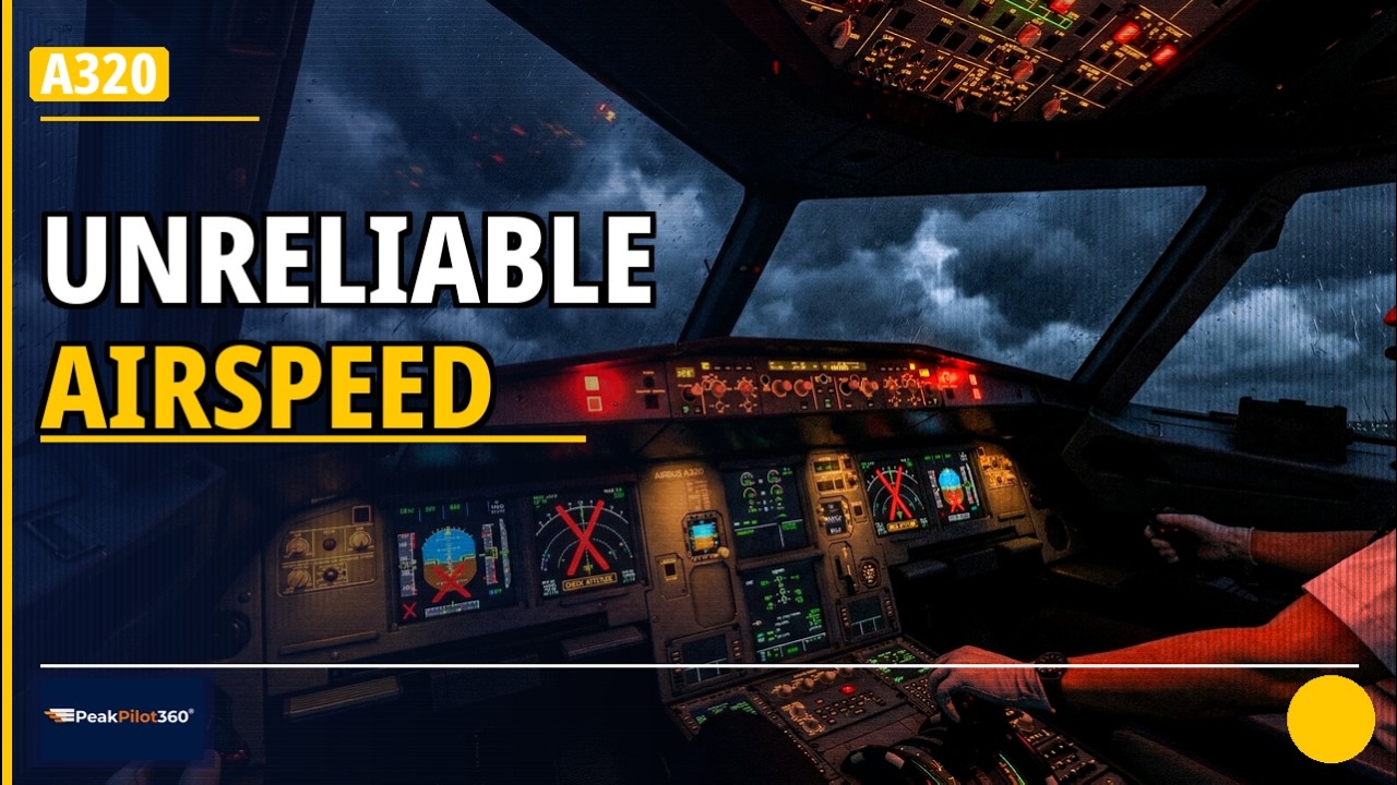 🔴 A320 Unreliable Airspeed Indication — The Full Operational Guide for Line Pilots