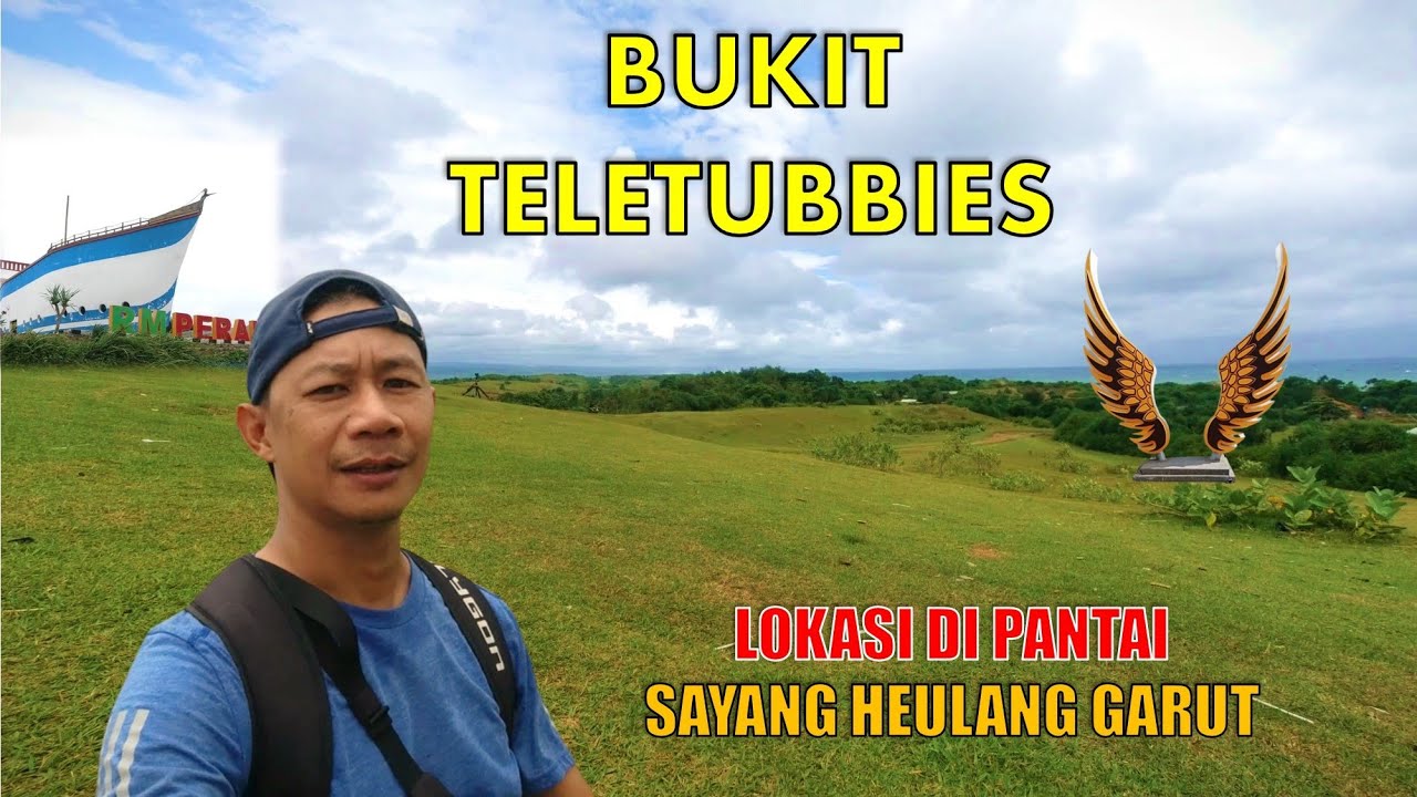 Bukit Teletubbies Pantai Sayang Heulang Garut Selatan