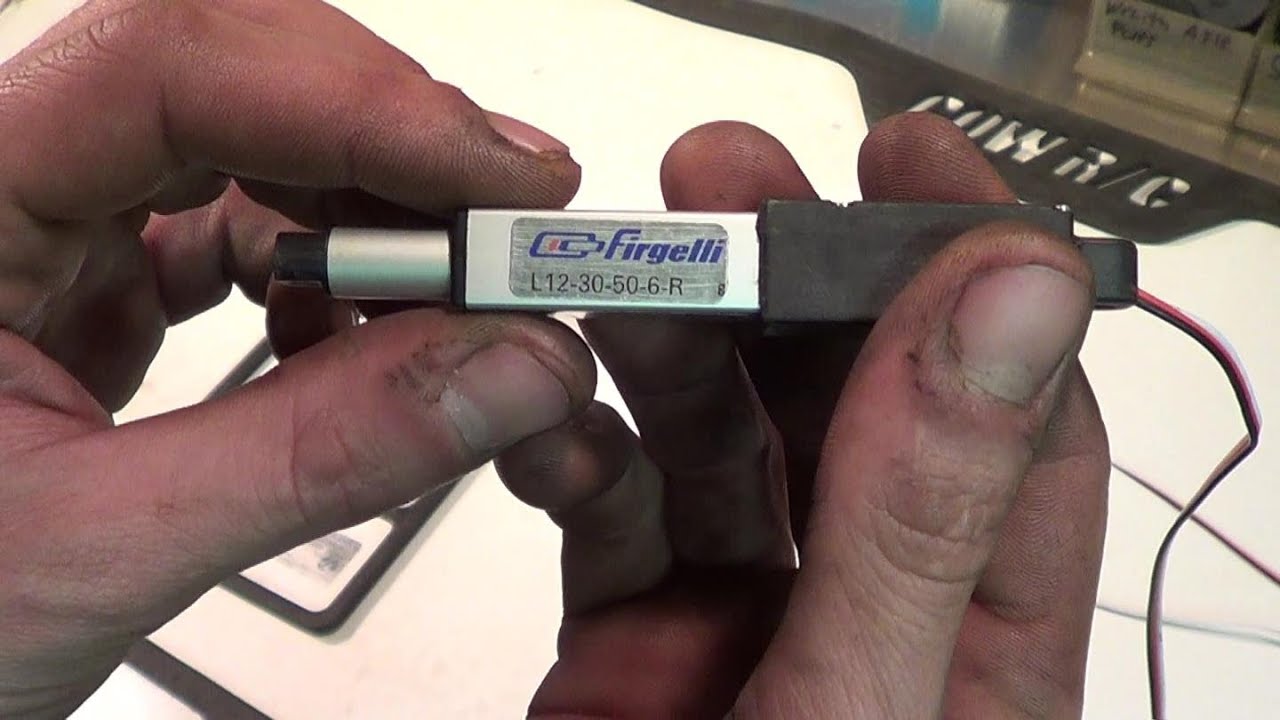 JRP RC - Firgelli Linear Actuators L12-R First Look and Tests