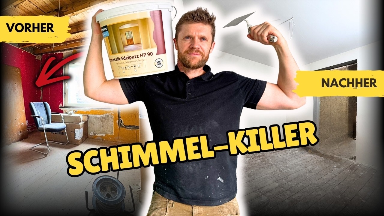 KALKPUTZ im Altbau: Die Geheimwaffe gegen Schimmel! 🛡️ | Fluthaus Sanierung #5