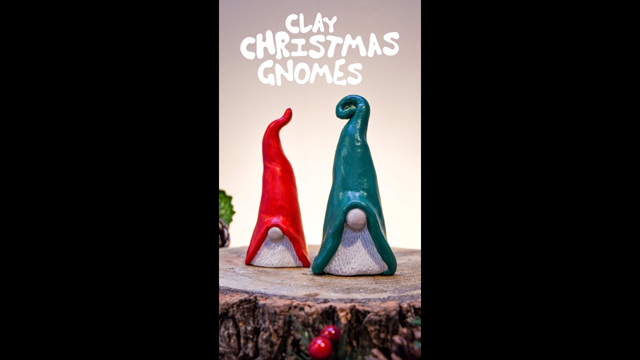 Clay Christmas Gnome Ornaments - With a Sculpd Kit!