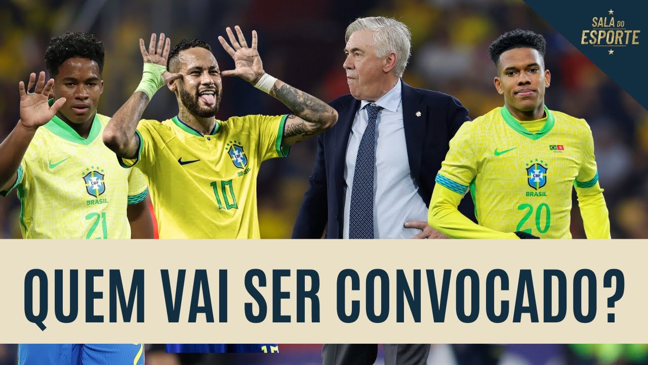 QUEM SERÁ CONVOCADO PARA A COPA DO MUNDO DE 2026? | SALA DO ESPORTE DEBATE LISTA DE CARLO ANCELOTTI