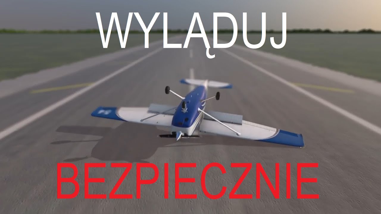 Gdzie patrzeć gdy lądujesz i jak utrzymać samolot w osi mając boczny wiatr? Podejście i lądowanie.