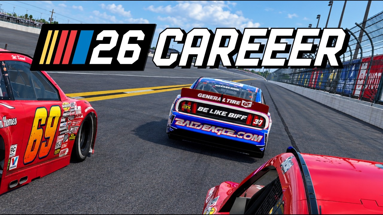 &laquo;НАЧАЛО НОВОЙ КАРЬЕРЫ&raquo; NASCAR 26 Режим карьеры