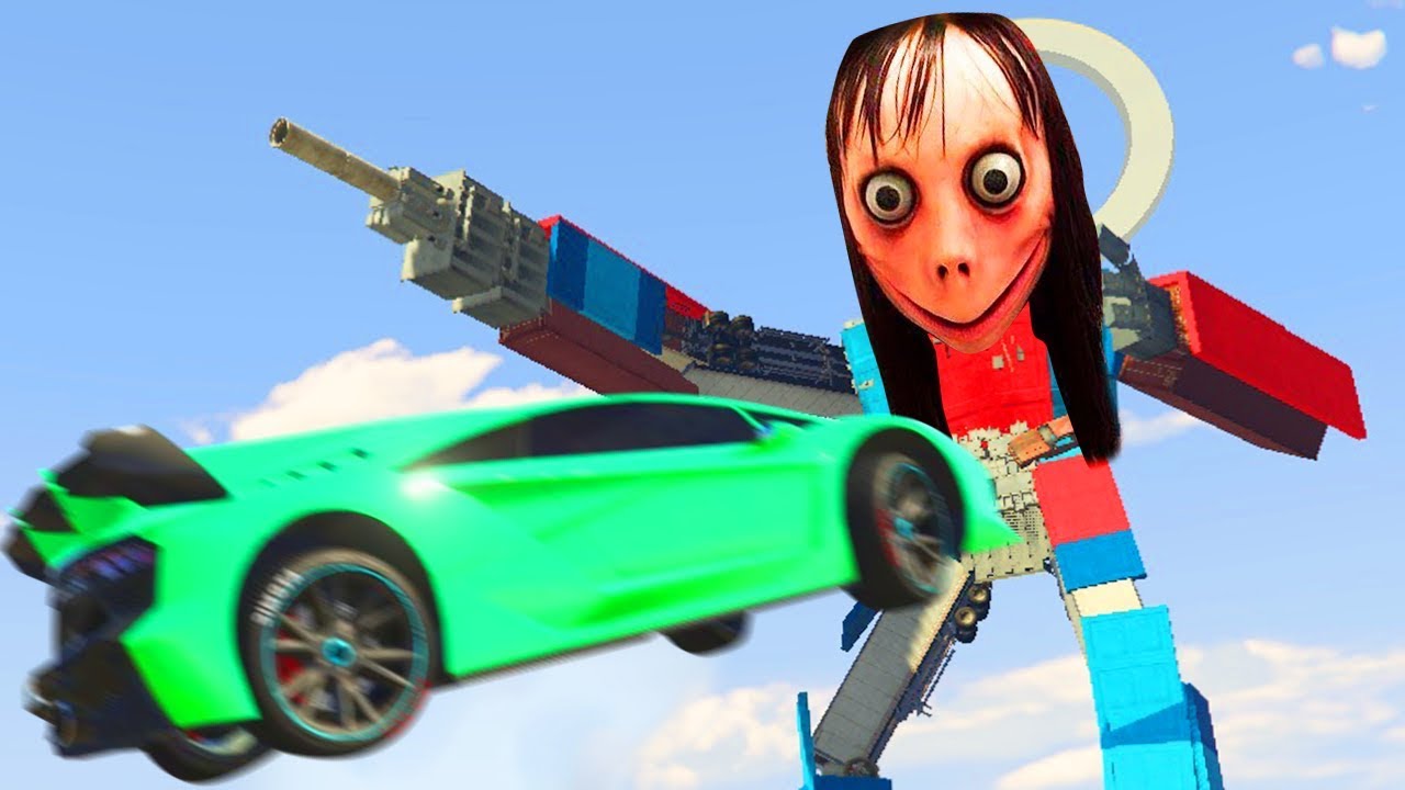 МОМО ОТ ИМЕЛА БЫДЛО НА ДОРОГЕ В БОМБЯЩИХ ГОНКАХ! (GTA 5 Смешные Моменты)