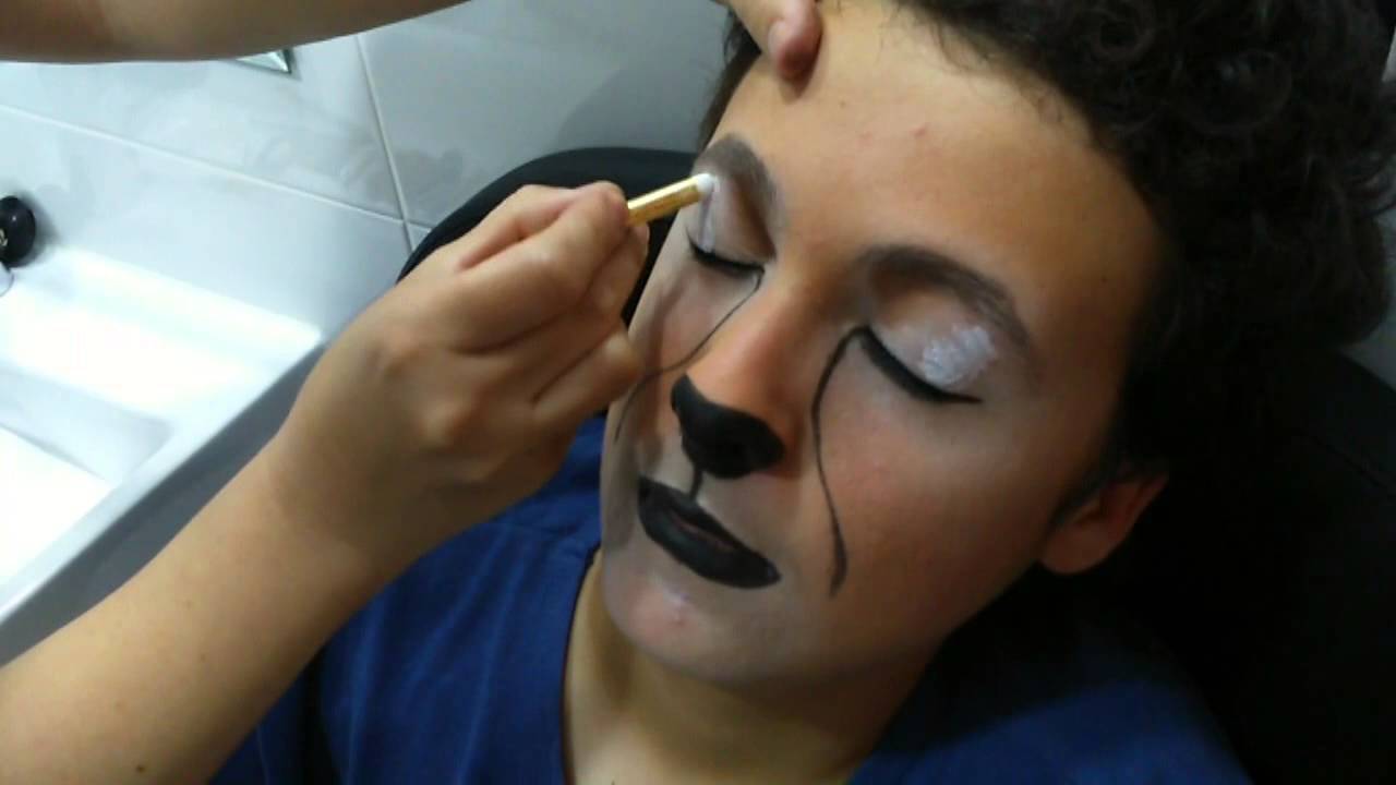 Maquillaje hiena Festival Fin de Curso 2015 Colegio Peñafort