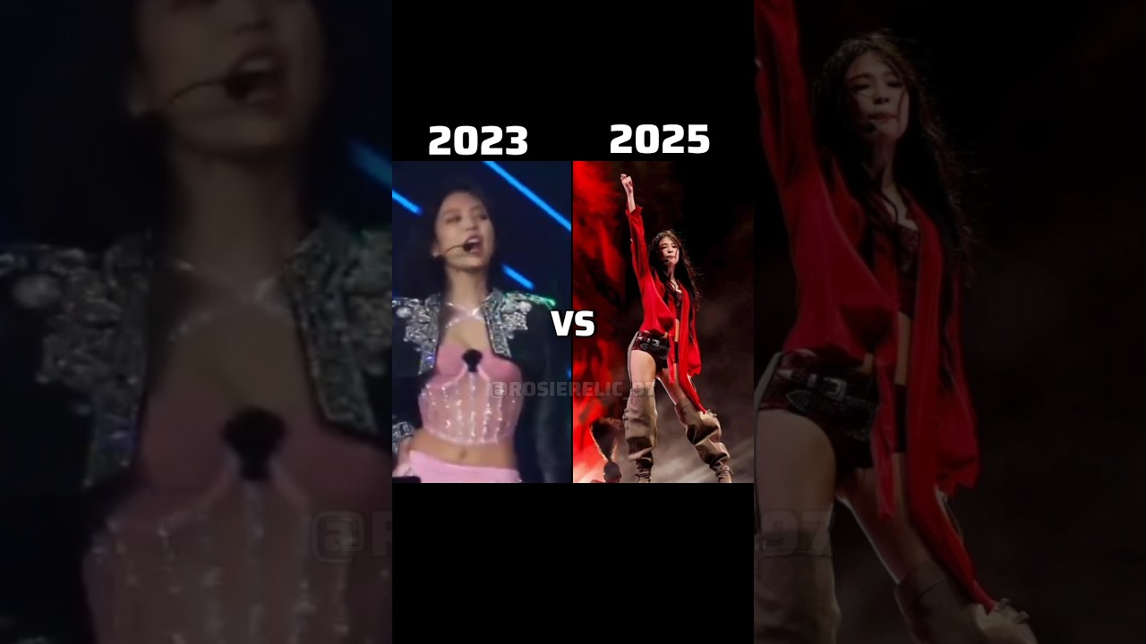 Jennie at coachella🔥 [2023 vs 2025] 