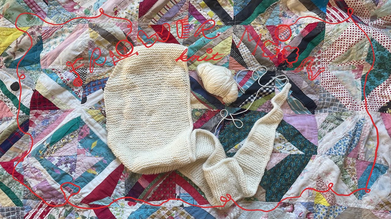 フード付きマフラー（小さめ）の編み方！ステップごとで簡単！Let’s knit a hood scarf!