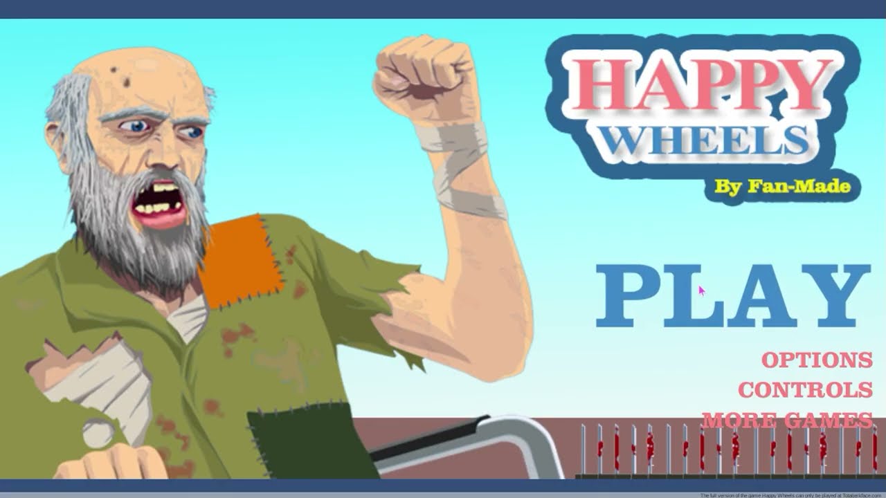 When death traps cause extreme torture to civilization in Happy Wheels