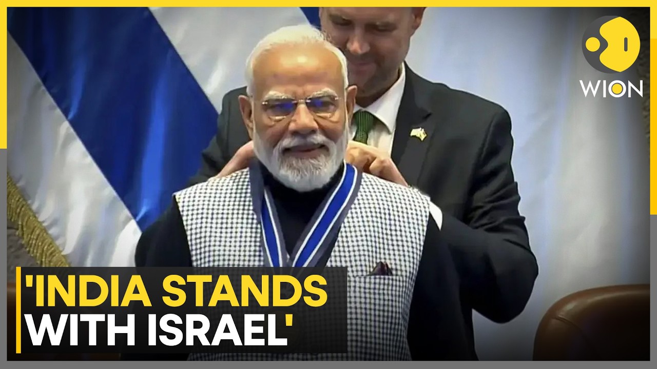 India-Israel Ties: PM Modi Receives 'Medal Of The Knesset' | WION News