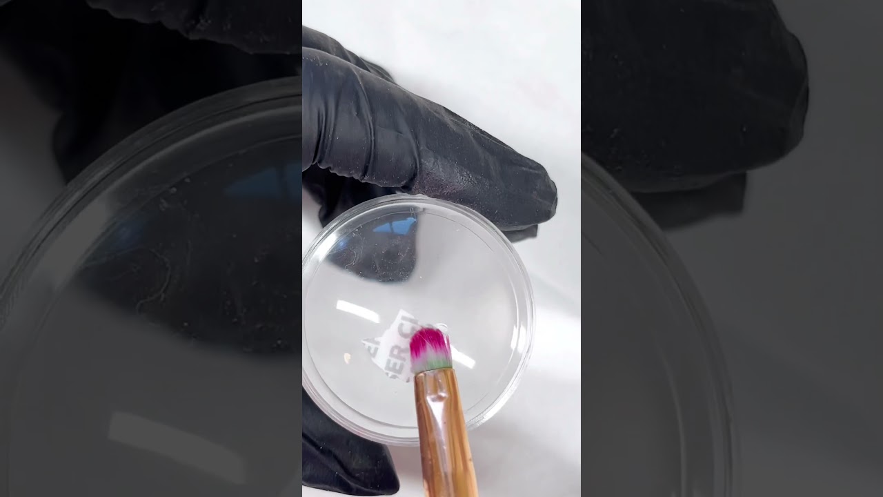 Nail Art Water Decal Application 💅💦 #nailtutorial #nailart #easynailart #floralnailart #nailtech