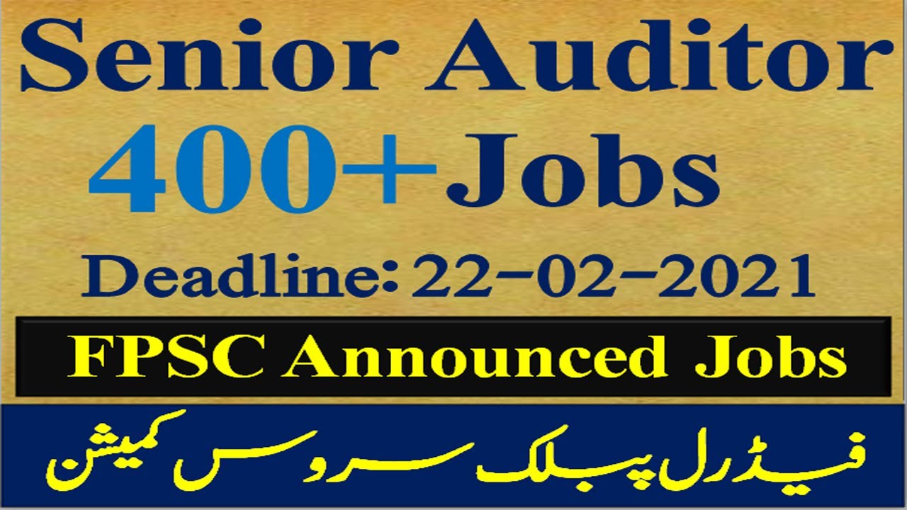 FPSC Announced Jobs 2021 | FPSC Advertisement 2021 | Federal Public Service Commission Jobs 2021 |