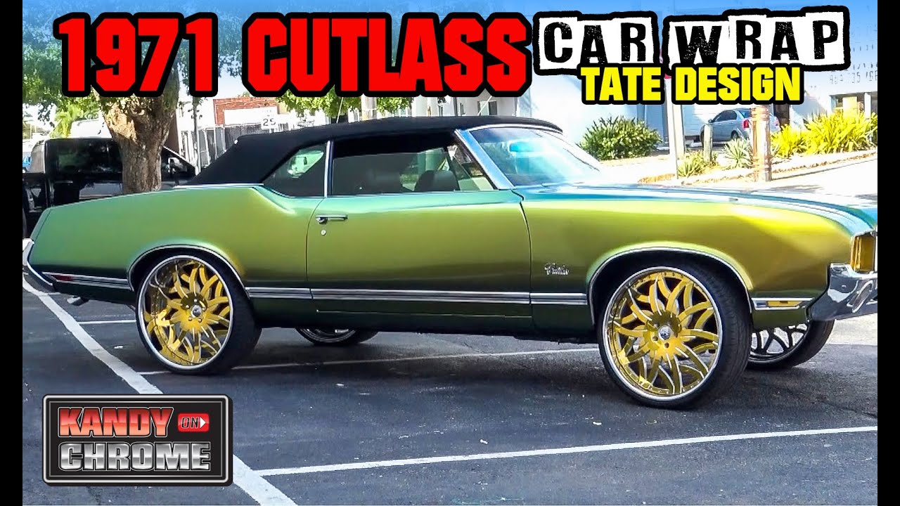 KandyonChrome: 1971 Cutlass Supreme Tate Design Chameleon Car Wrap