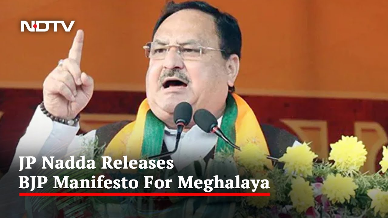 BJP Releases Manifesto Ahead Of Meghalaya Election
