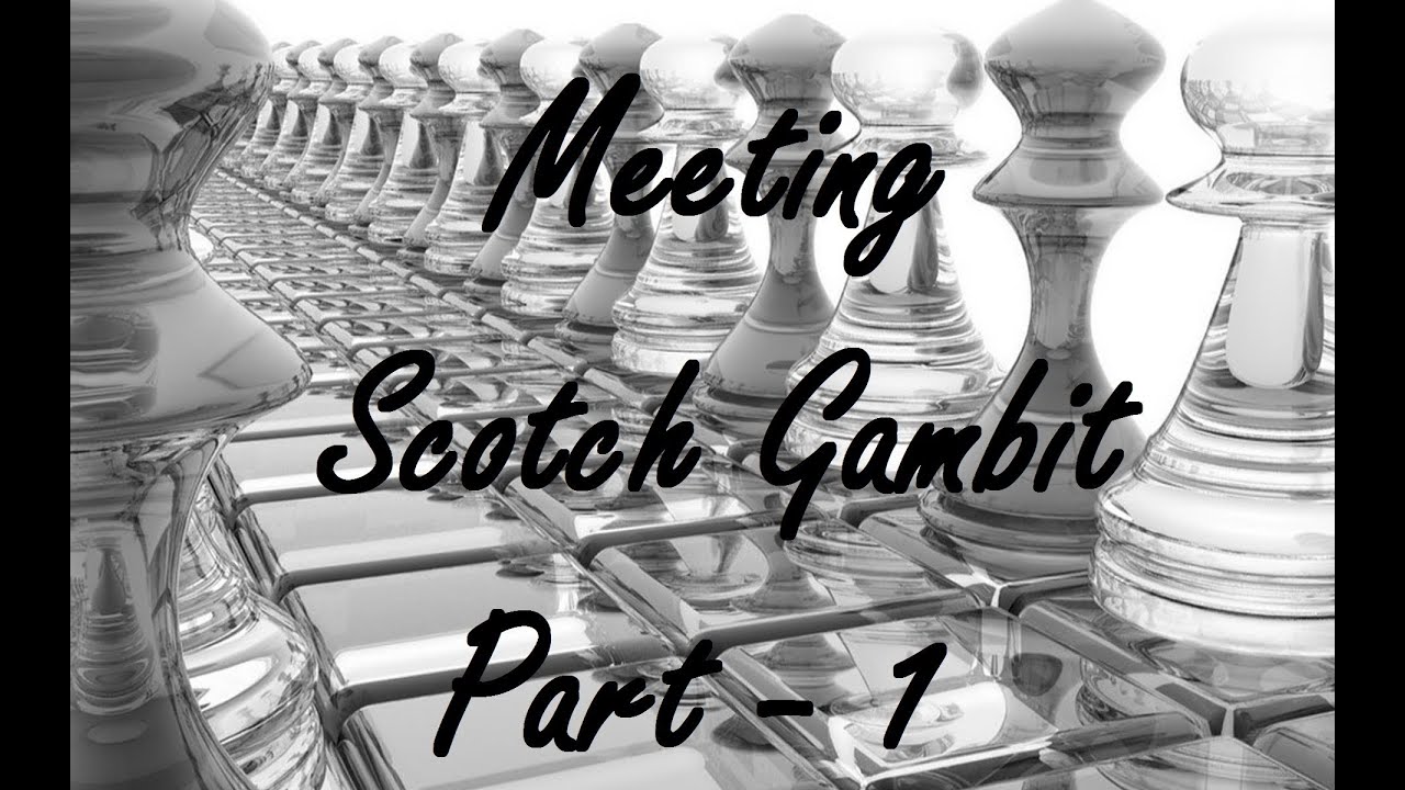 Chess Opening for Black (Scotch Gambit - 1)