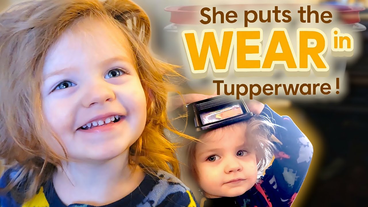 Lainey’s Tupperware Crown & Living Room Fun!