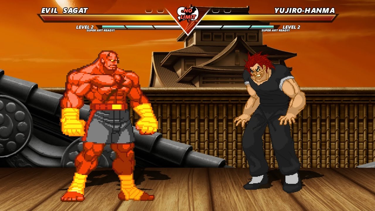 EVIL SAGAT vs YUJIRO HANMA - The most epic fight❗🔥