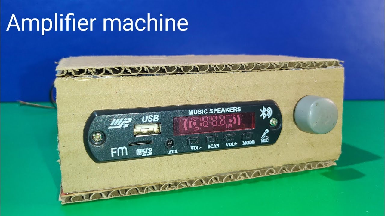 How to make audio amplifier at home | How to Make Powerfull Bass Audio Amplifier