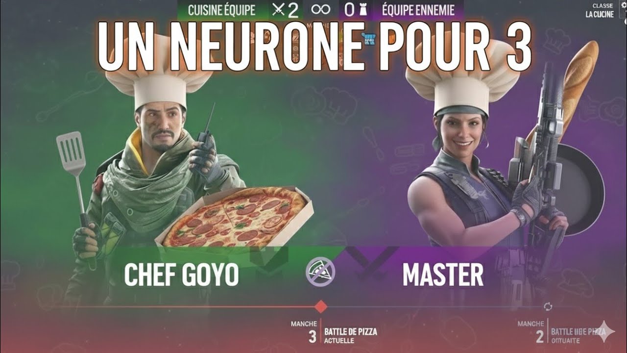 R6 1 neurone pour 3......Forever Noob