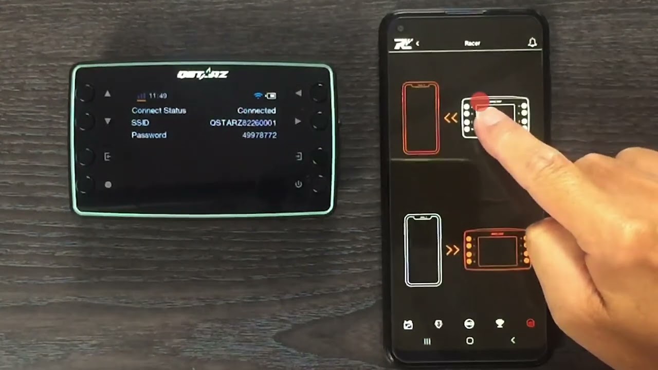 Tutorial - LT-8000GT: Download data to QRacing App via Wi-Fi (Android) | Wi-Fiでデータ同期 | Wi-Fi同步資料到App