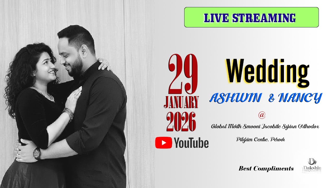 Livestreaming - Wedding Ceremony of ASHWIN & NANCY