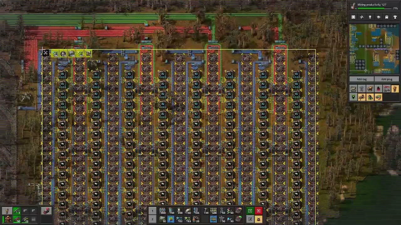 5800 spm Train base with robot mining