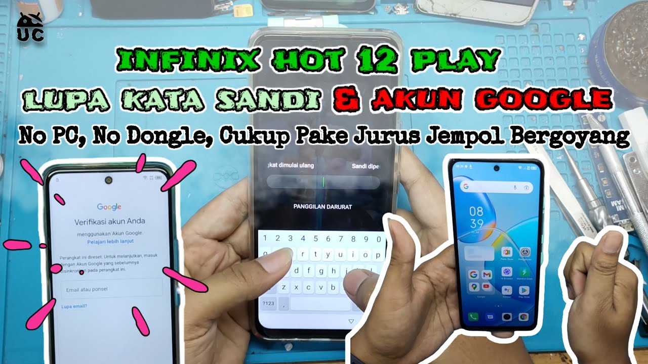Infinix Hot 12 Play Lupa Pola/ Kata Sandi & Akun Google (Bypass Frp) || Android 11, Juli 2023