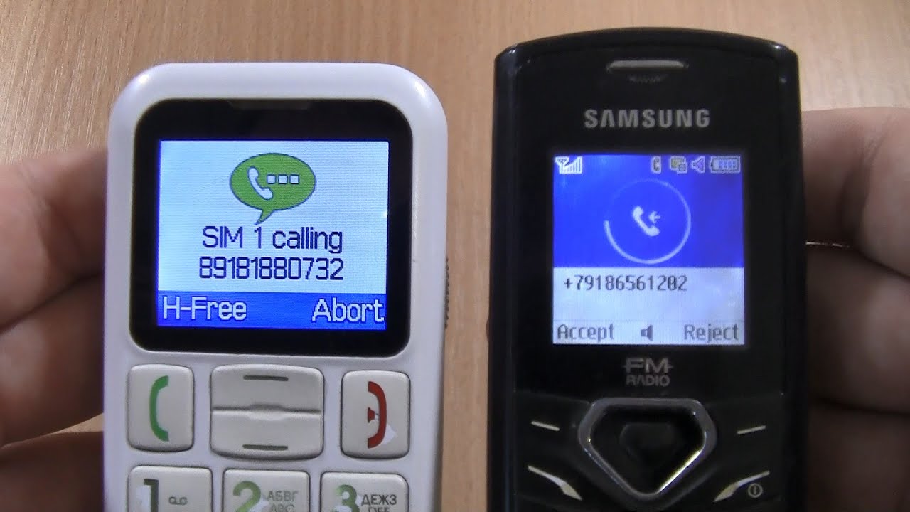 Incoming call & Outgoing call at the Same Time  Fly Ezzy 5 White +Samsung 1175T