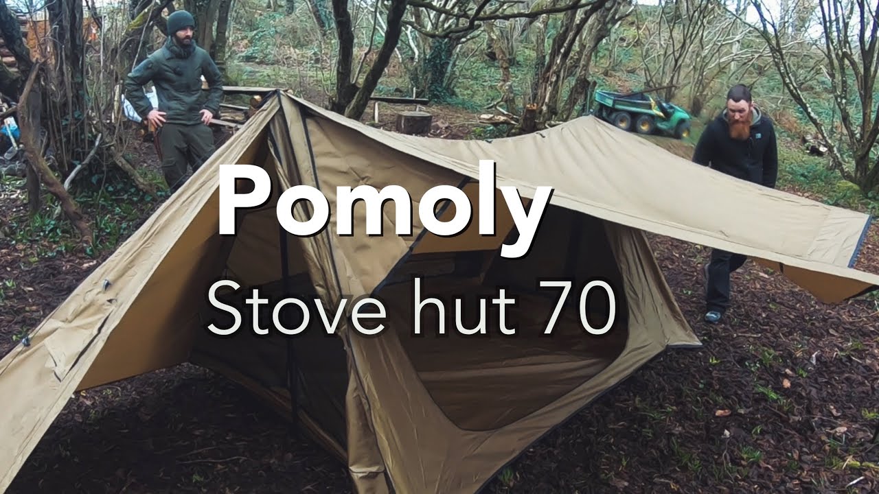 Pomolly stovehut 70 overview and first thoughts, Finnebrogue woods bushcraft centre