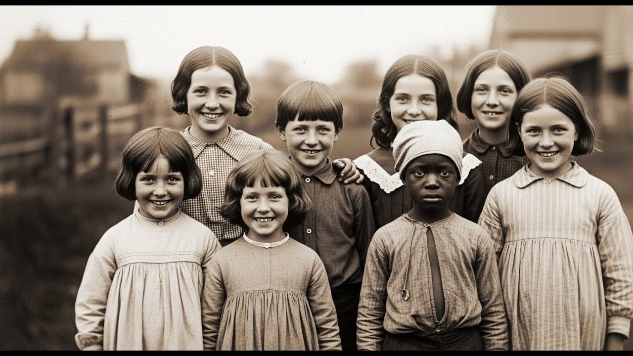1867 Photo D'enfants Semble Innocente, Mais Le Regard Du Jeune Esclave Cache Une Histoire Tragique